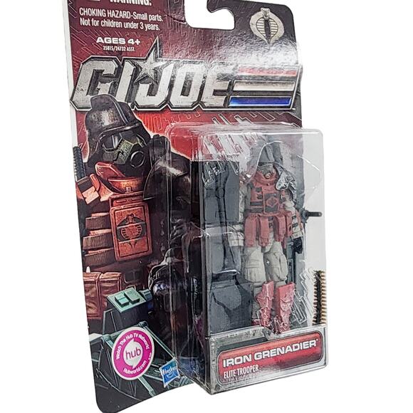 Iron Grenadier Figure Elite Trooper GI Joe ID Card Pursuit of Cobra Hasbro - Picture 4 of 6